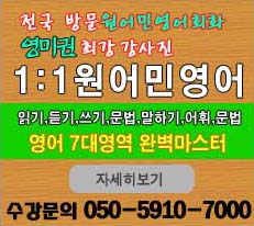 대구과외 1대1원어민영어회화
